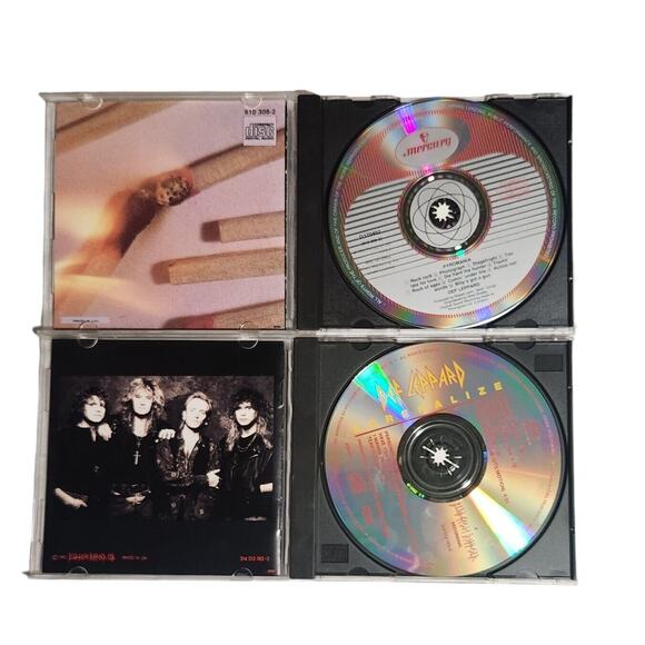 Def Leppard: Pyromania, Adrenalize Cd's Tested (Mercury, 1983, 1982) Pre-owned - Picture 3 of 4